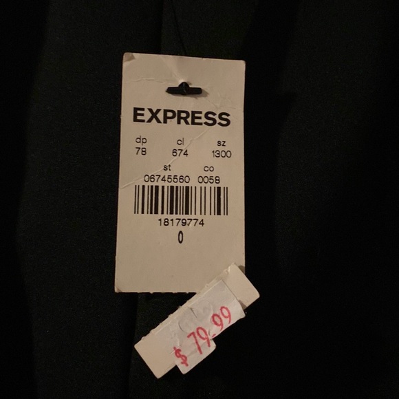 NWT Express Black Blazer - 0 - Picture 2 of 4